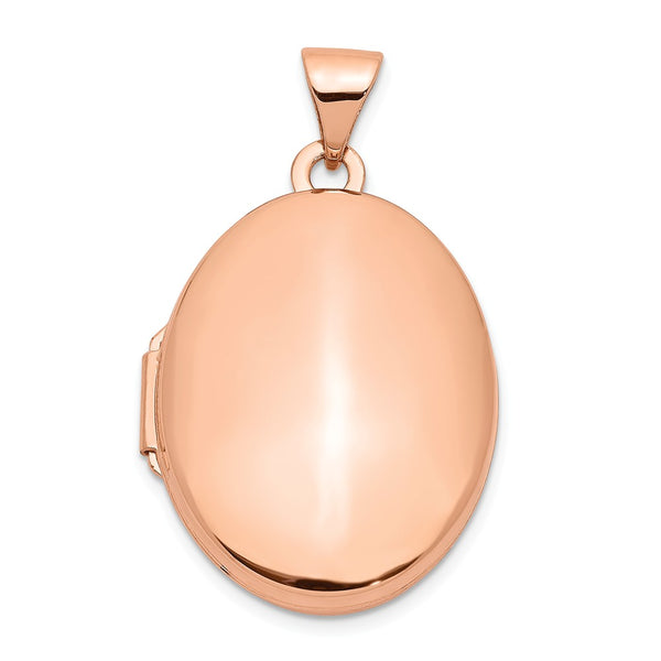 Polished,14K Yellow Gold Rose Gold,Not Engraveable By QG,Holds 2 Photos