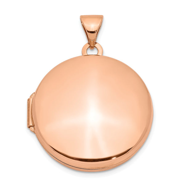 Polished,14K Yellow Gold Rose Gold,Not Engraveable By QG,Holds 2 Photos