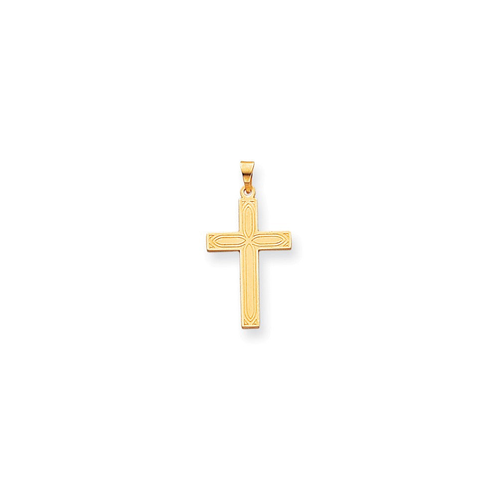 Solid,Polished,14K Yellow Gold,Stamped,Flat Back,Engravable