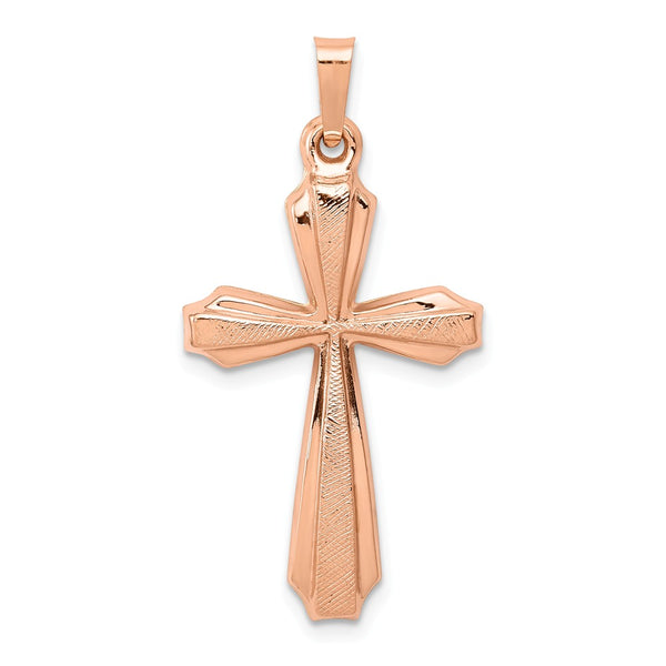 Solid,Polished,14K Yellow Gold Rose Gold,Textured