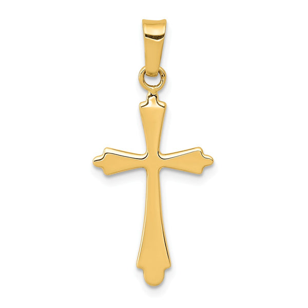 Polished,14K Yellow Gold,Flat Back