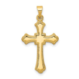 Solid,Casted,Polished,14K Yellow Gold,Flat Back,Engravable,Satin Back