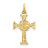 Solid,Polished,Die Struck,14K Yellow Gold,Flat Back