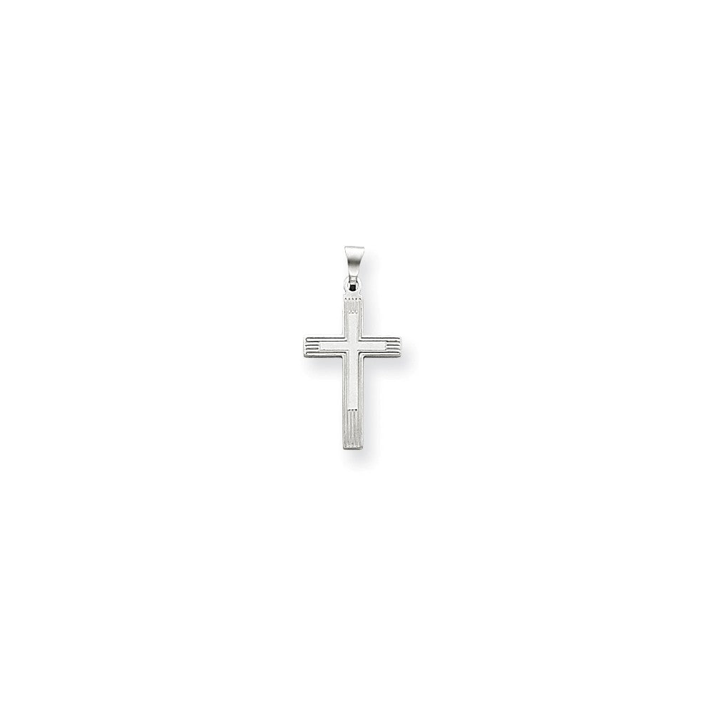Solid,Casted,Polished,14K White Gold,Not Engraveable