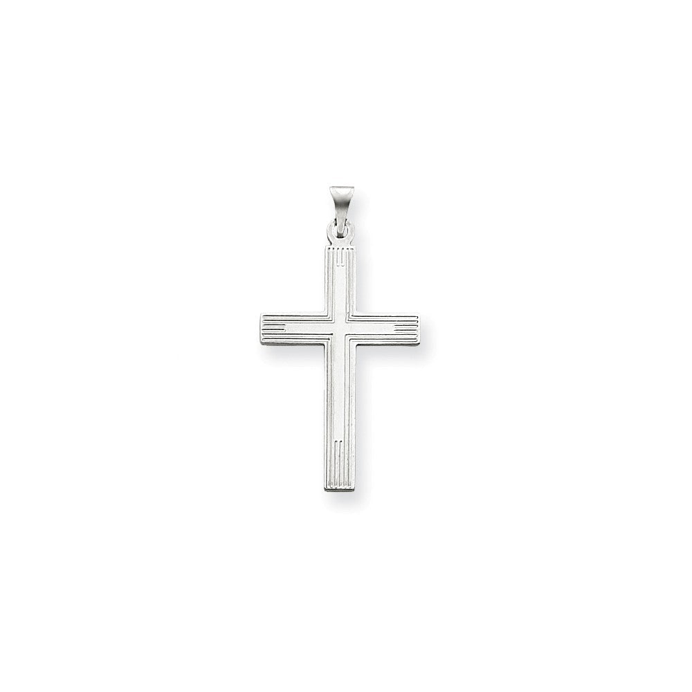 Solid,Casted,Polished,14K White Gold,Engravable