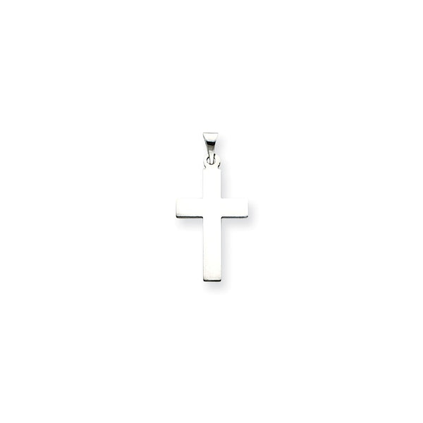 Solid,Polished,14K White Gold,Stamped,Engravable,Polished Back