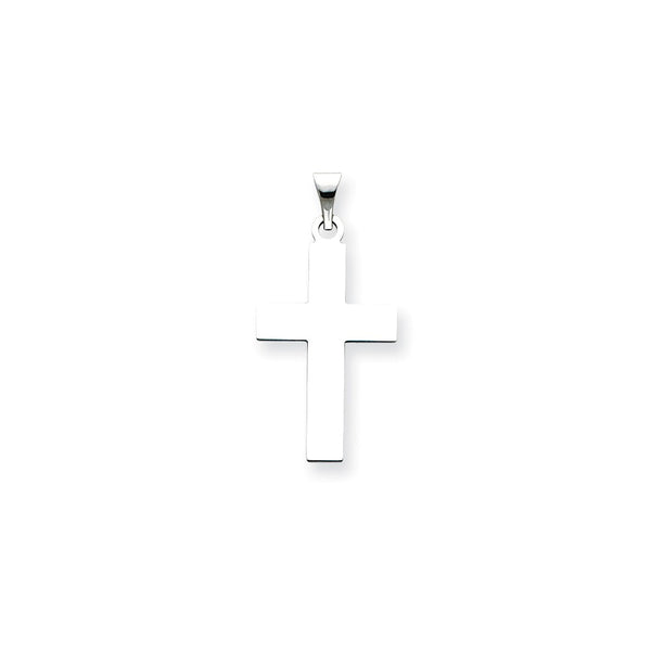 Solid,Polished,14K White Gold,Stamped,Engravable,Satin Back