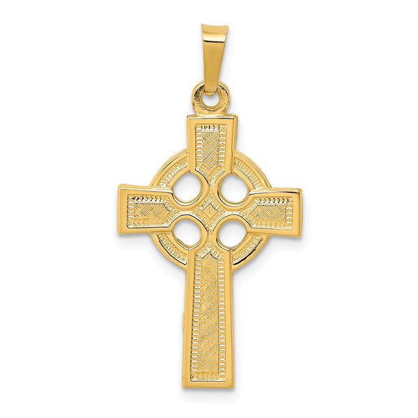 Solid,Polished,Die Struck,14K Yellow Gold