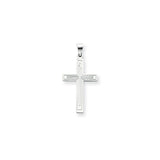 Solid,Polished,14K White Gold,Engravable,Satin Back