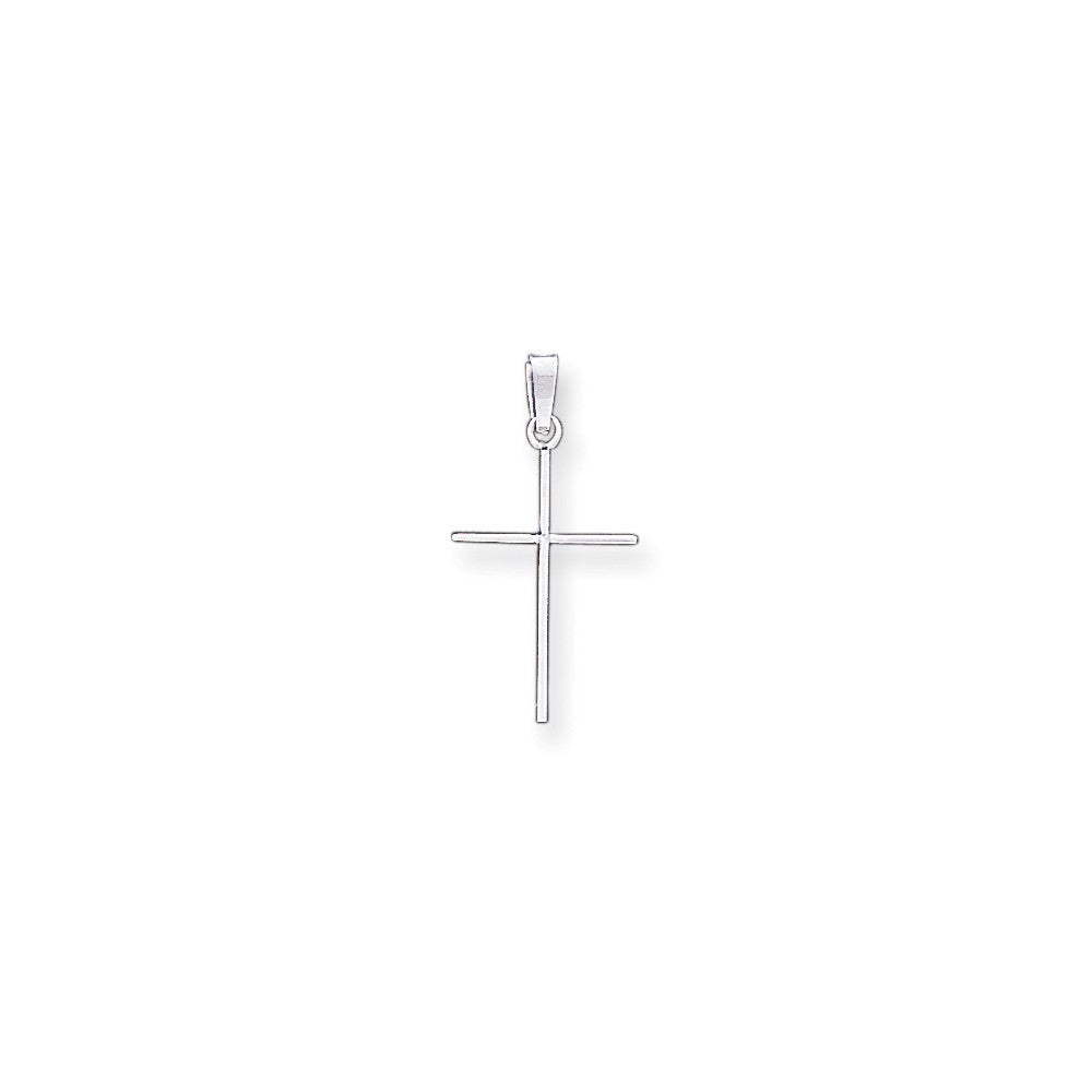 Solid,Polished,Die Struck,14K White Gold