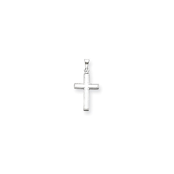Solid,Die Struck,14K White Gold,Flat Back,Not Engraveable By QG,Florentine,Satin Back