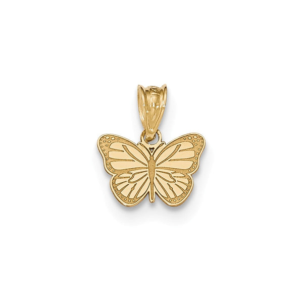 Polished,14K Yellow Gold,Polished Back,Laser-Cut