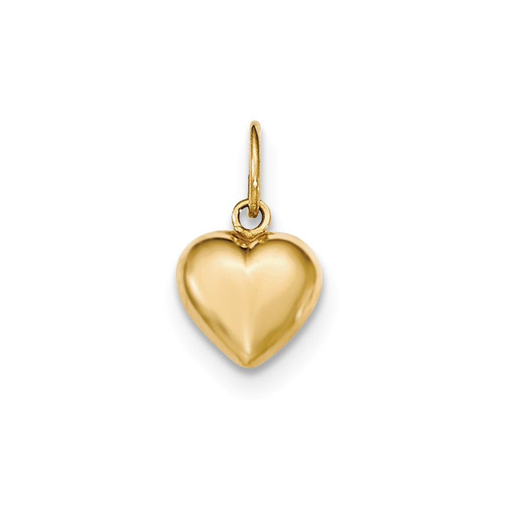 Polished,3-D,14K Yellow Gold,Hollow