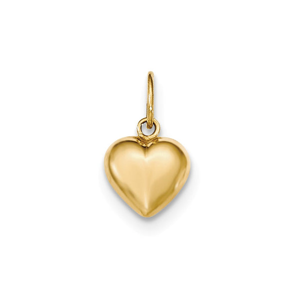 Polished,3-D,14K Yellow Gold,Hollow