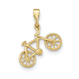Solid,Polished,3-D,14K Yellow Gold