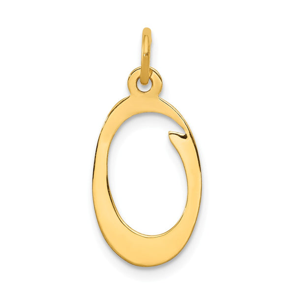 Solid,Polished,14K Yellow Gold,Laser-Cut