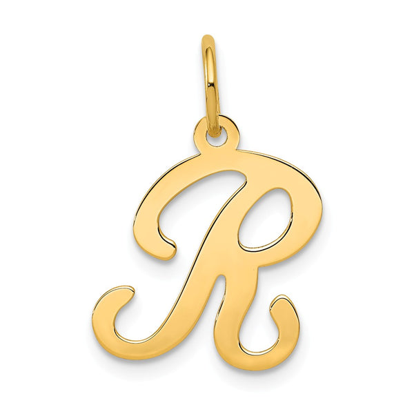 Solid,Polished,14K Yellow Gold,Laser-Cut