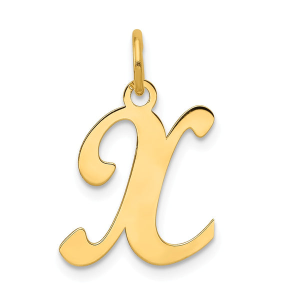 Solid,Polished,14K Yellow Gold,Laser-Cut