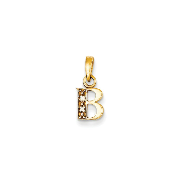 Solid,Polished,14K Yellow Gold & Rhodium,Diamond,Prong Set