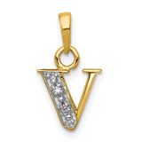 Solid,Polished,14K Yellow Gold & Rhodium,Diamond,Prong Set