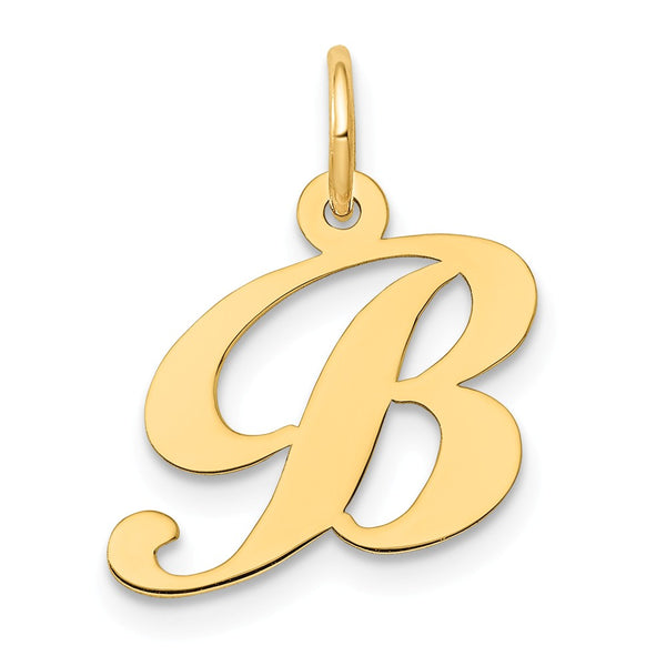 Solid,Polished,14K Yellow Gold,Laser-Cut