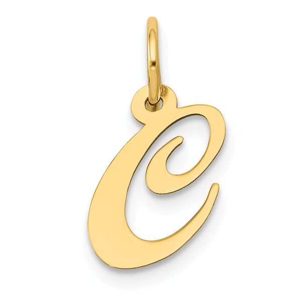 Solid,Polished,14K Yellow Gold,Laser-Cut