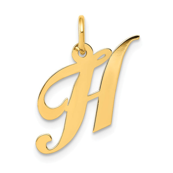 Solid,Polished,14K Yellow Gold,Laser-Cut