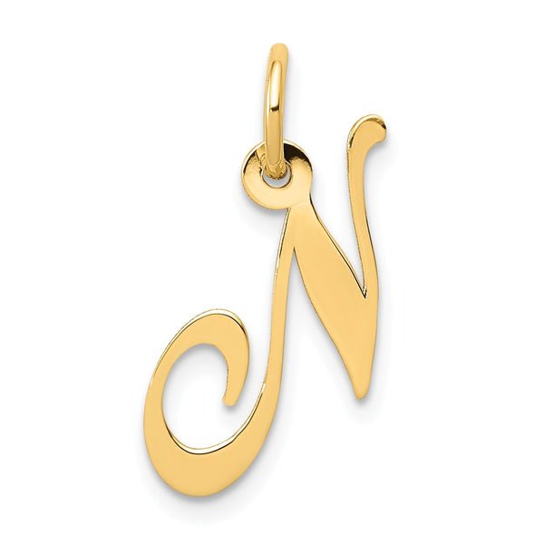 Solid,Polished,14K Yellow Gold,Laser-Cut