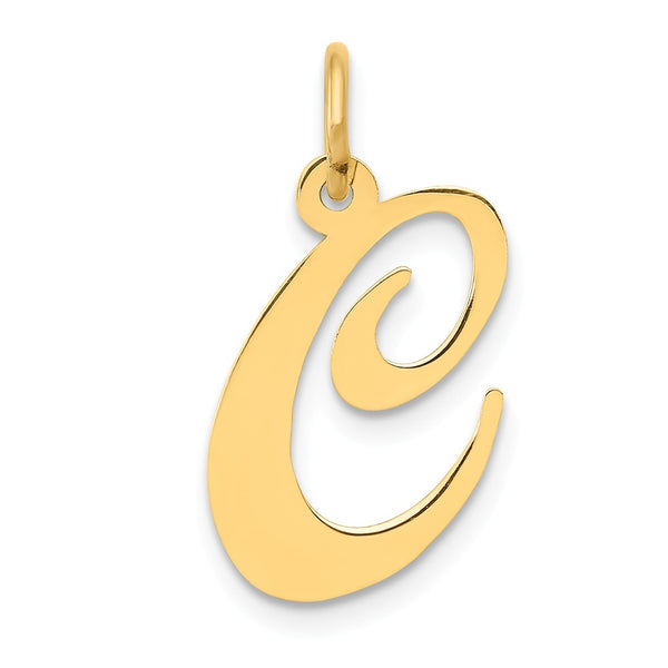 Solid,Polished,14K Yellow Gold,Laser-Cut
