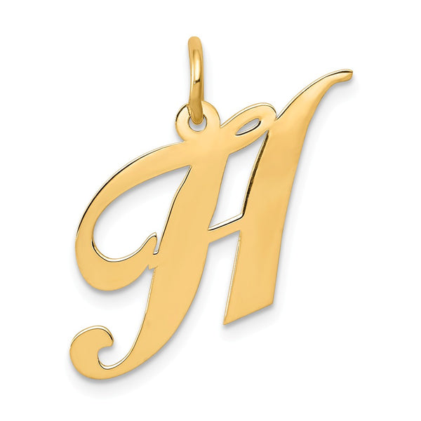 Solid,Polished,14K Yellow Gold,Laser-Cut