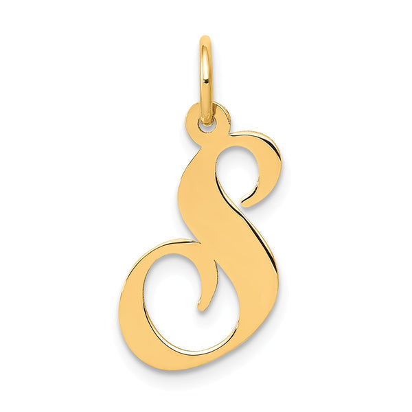 Solid,Polished,14K Yellow Gold,Laser-Cut