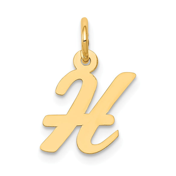 Solid,Polished,14K Yellow Gold,Laser-Cut,Flat