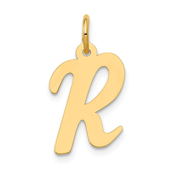 Solid,Polished,14K Yellow Gold,Laser-Cut