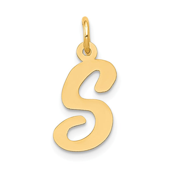 Solid,Polished,14K Yellow Gold,Laser-Cut