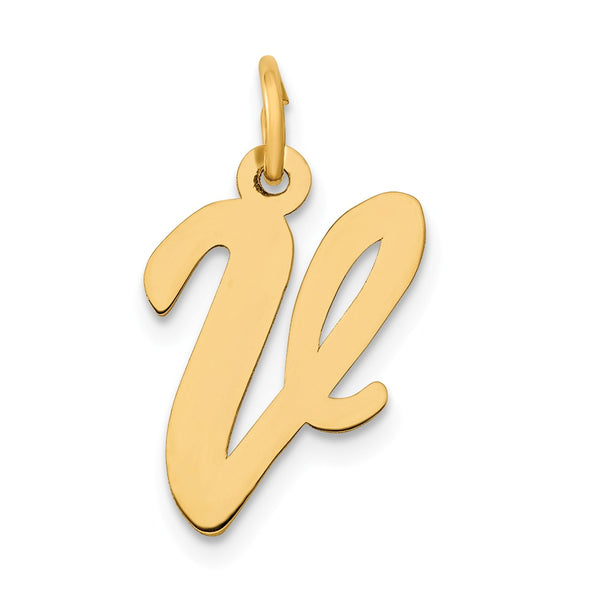 Solid,Polished,14K Yellow Gold,Laser-Cut