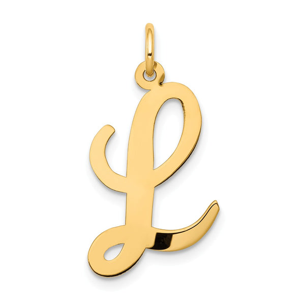 Solid,Polished,14K Yellow Gold,Laser-Cut