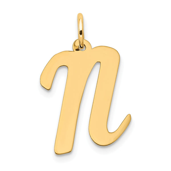 Solid,Polished,14K Yellow Gold,Laser-Cut