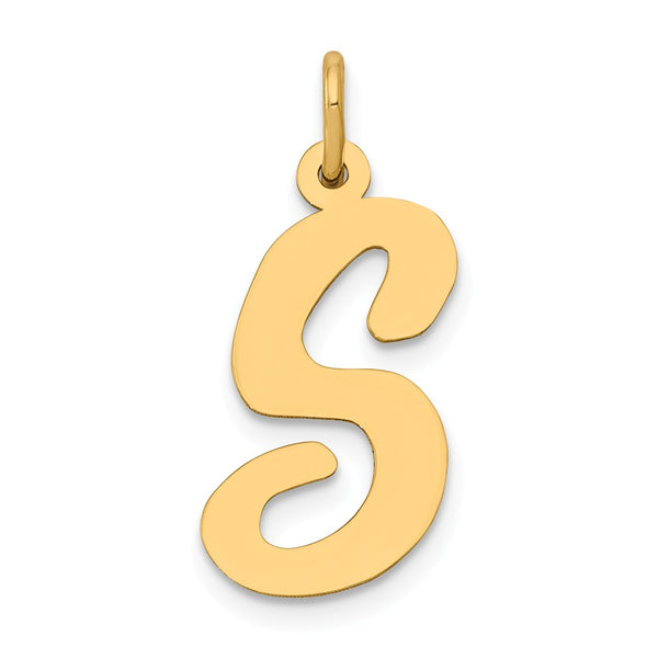 Solid,Polished,14K Yellow Gold,Laser-Cut