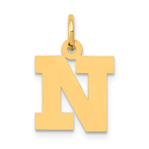 Solid,Polished,14K Yellow Gold,Laser-Cut