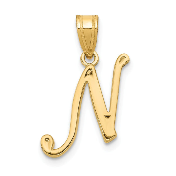 Solid,Polished,14K Yellow Gold,Flat Back,Polished Back