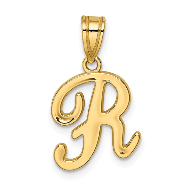 Solid,Polished,14K Yellow Gold,Flat Back,Polished Back