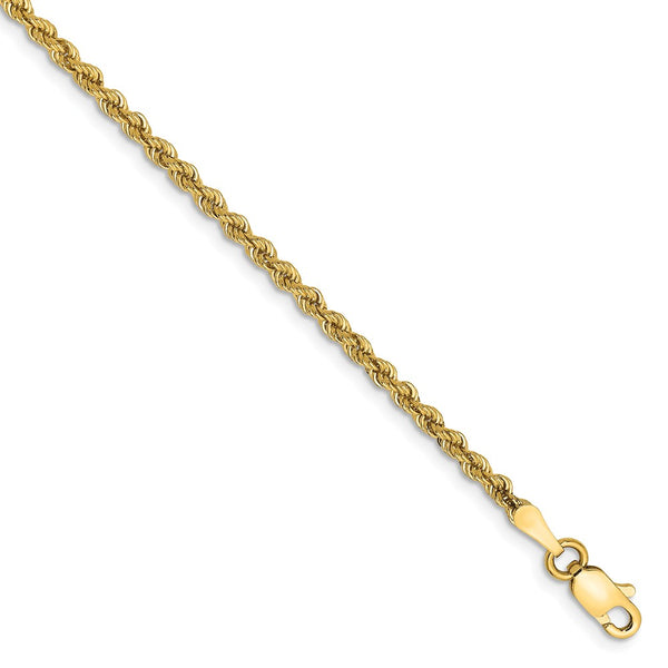 Solid,14K Yellow Gold,Lobster Clasp