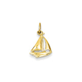 Pendants & Charms,Themed Charm,Gold,Yellow,14K,19 mm,12 mm,Each,Nautical,Between $100-$200