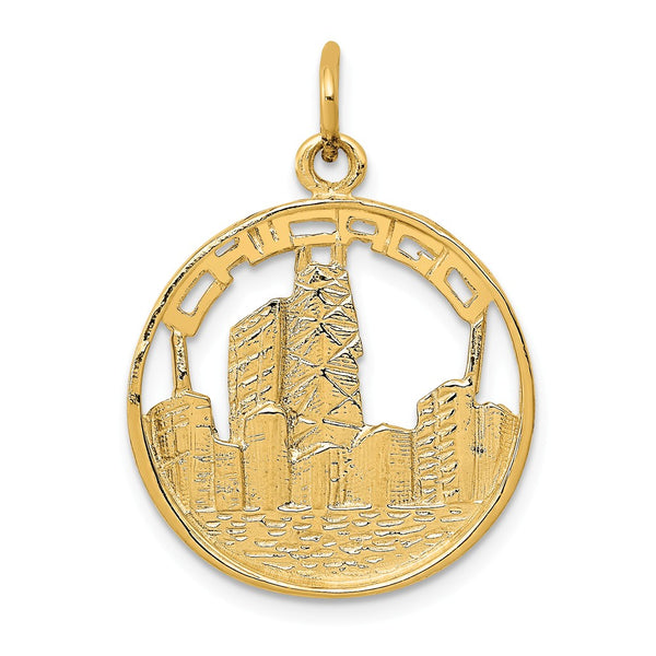 Solid,Casted,Polished,14K Yellow Gold