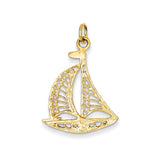 Pendants & Charms,Themed Charm,Gold,Yellow,14K,28 mm,20 mm,Each,Nautical,Between $100-$200