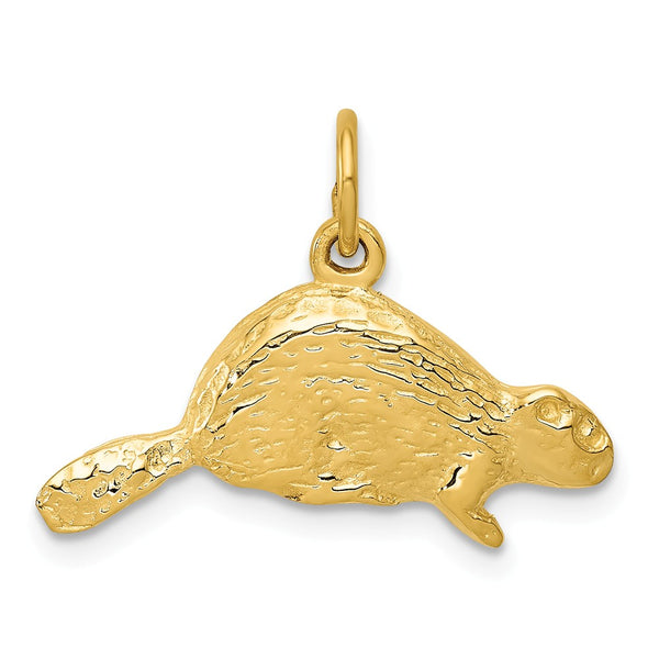 Solid,Casted,Polished,14K Yellow Gold,Textured,Textured Back