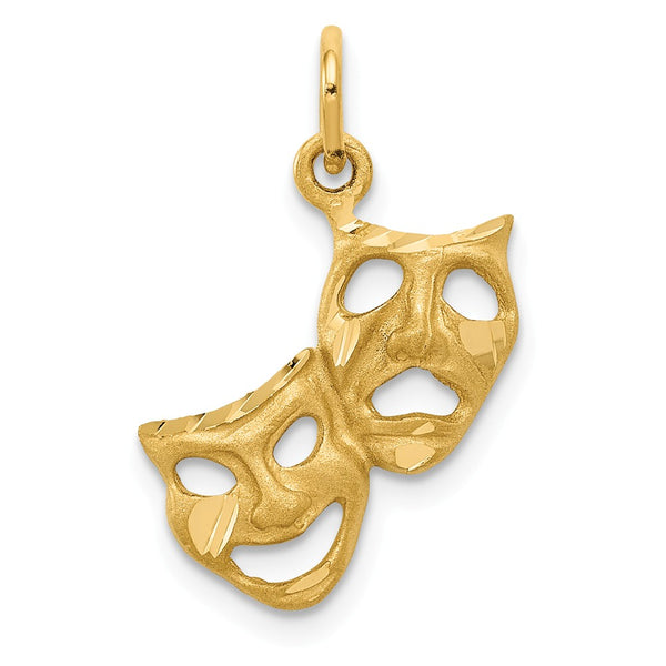 Casted,Diamond Cut,Satin,14K Yellow Gold