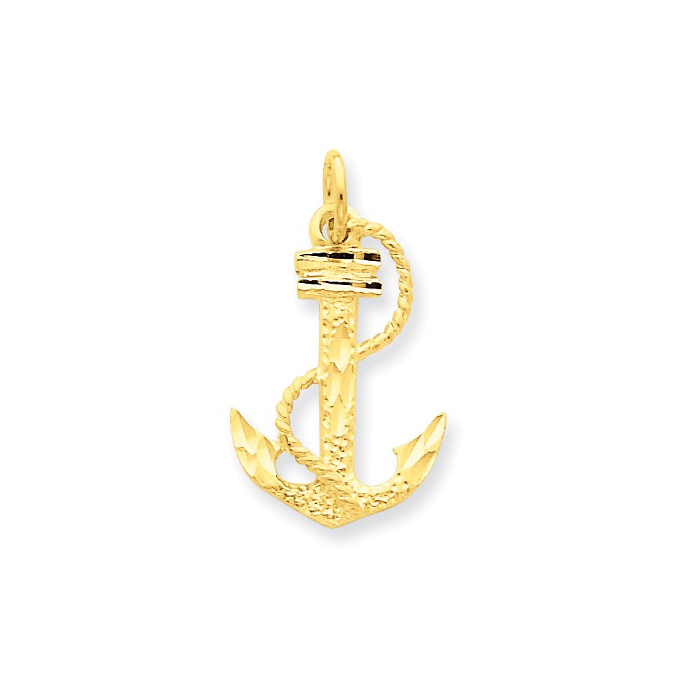 Pendants & Charms,Themed Charm,Gold,Yellow,14K,25 mm,15 mm,Each,Nautical,Between $100-$200