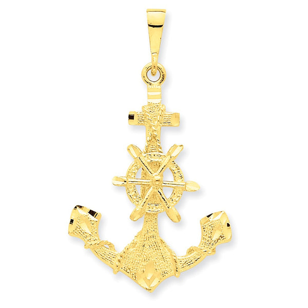 Pendants & Charms,Themed Charm,Gold,Yellow,14K,41 mm,27 mm,Each,Nautical,Between $400-$600