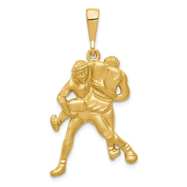 Casted,Diamond Cut,Satin,14K Yellow Gold